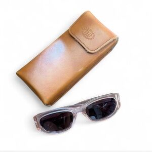 Crap Eyewear Retro Pink Sunglasses